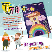 7'den 70'e Çocuk Edebiyat Dergisi Web Sitesi
Yayında